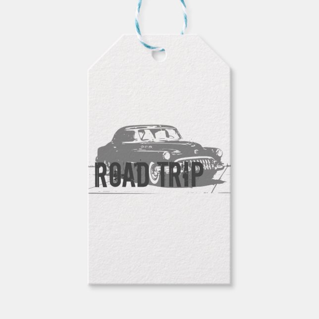 Vintage Car Geschenkanhänger (Vorderseite)