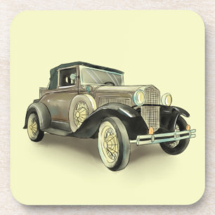 Vintage Car Getränkeuntersetzer