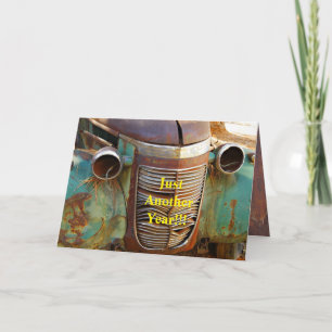 Vintage Car Grille Card Karte