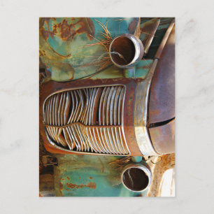 Vintage Car Grille Postkarte