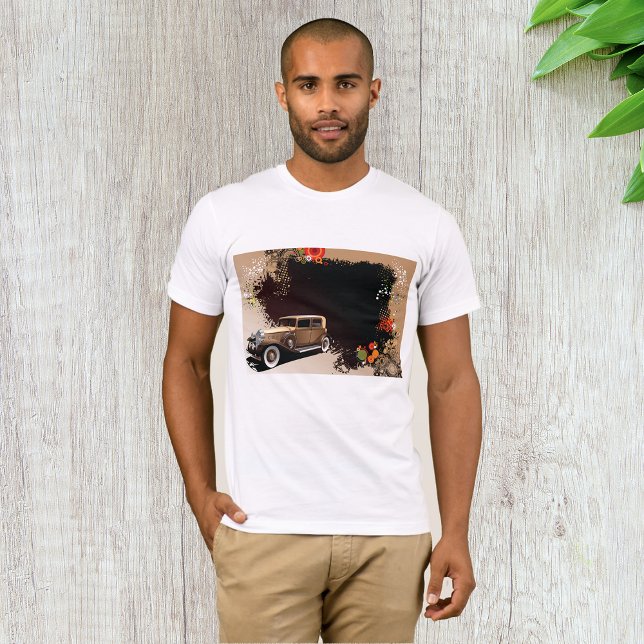 Vintage Car Grunge Mens T - Shirt (Von Creator hochgeladen)