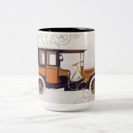 Vintage Car Kaffee Tasse