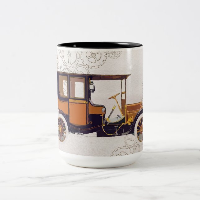 Vintage Car Kaffee Tasse (Mittel)