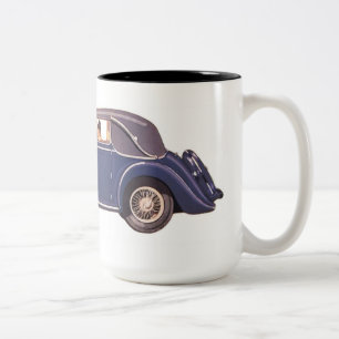 Vintage Car Kaffee Tasse