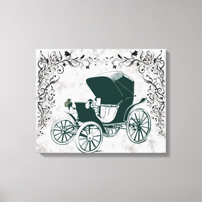 Vintage Car Leinwanddruck (Vorderseite)