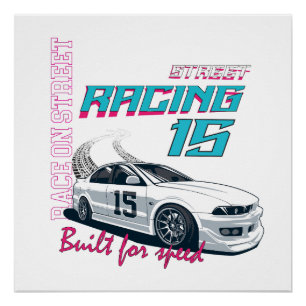 Vintage Car Lover Poster