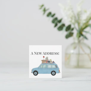 Vintage Car Neue Adresskarte Begleitkarte