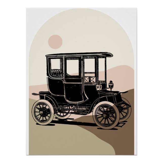 Vintage Car Poster (Vorderseite)
