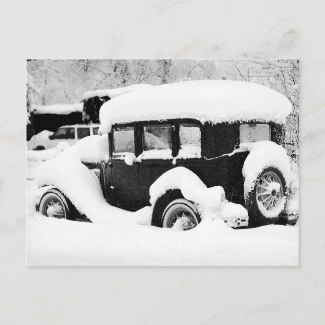 Vintage Car Postkarte (Vorderseite)