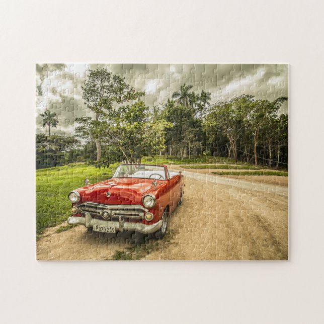 Vintage Car Puzzle (Horizontal)