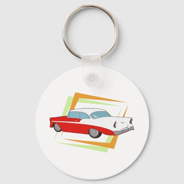 Vintage Car Schlüsselanhänger (Vorderseite)