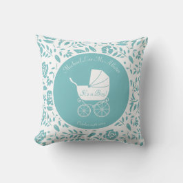 Vintage Carriage Baby-Dusche Kissen