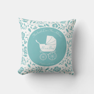 Vintage Carriage Baby-Dusche Kissen