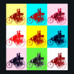 ViNTAGE CARS ANSAMMLUNG POP ART Poster<br><div class="desc">Elegantes, farbenfrohes und künstlerisches Automobildesign neu erarbeitet aus dem klassischen Vintagen .Dreirad-Benz-Motorwagen, 1886.Farbpalette:gelb, grün, braun, aqua blau, rot, lila, rosa, schwarz, weiß.</div>