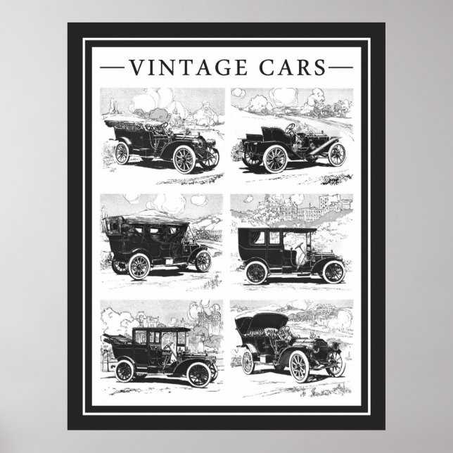 Vintage Cars Poster (Vorne)