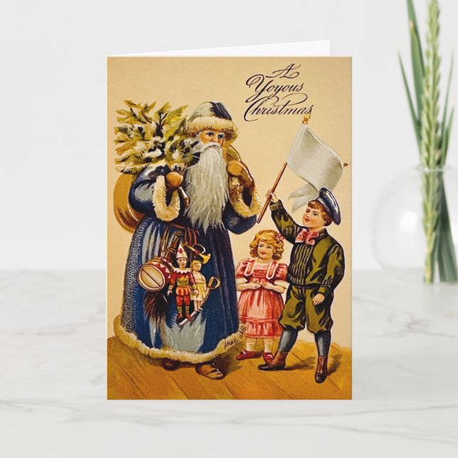 Vintage Carte de Noël (Devant)