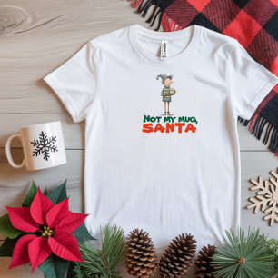Vintage-Cartoon-Elf ironische Wünsche T-Shirt