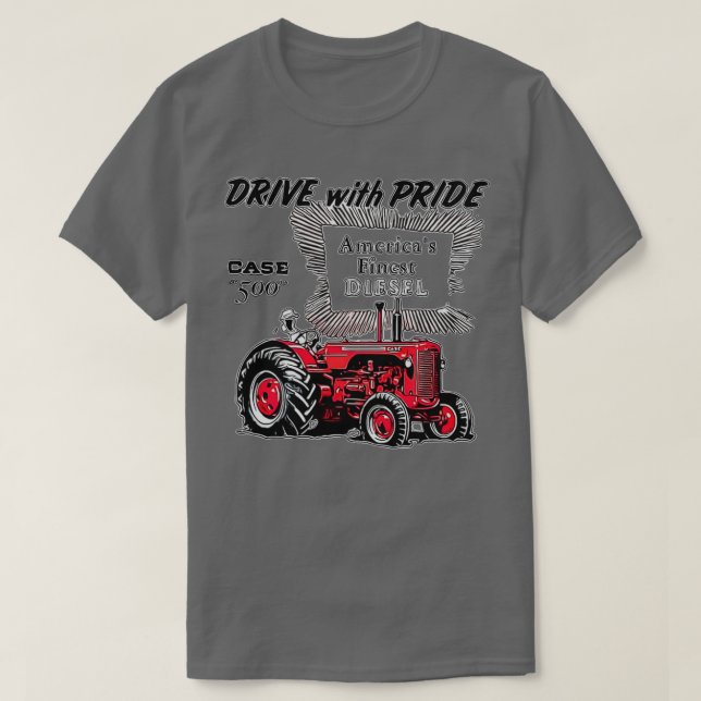 Vintage Case Tractors Ad  T-Shirt (Design vorne)