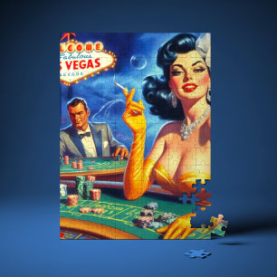 Vintage-Casino-Frau
