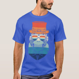 Vintage Casino Spieler Affe 1 T-Shirt