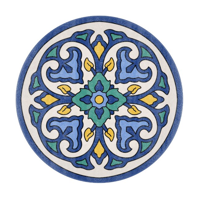 Vintage Catalina-Insel-Fliese - Schneidebrett (Vorderseite)