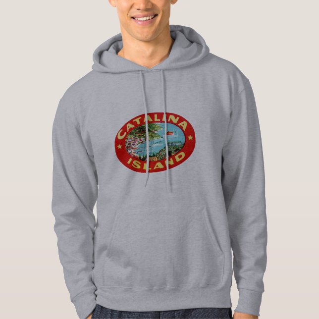 Vintage Catalina-Insel Kalifornien Hoodie (Vorderseite)