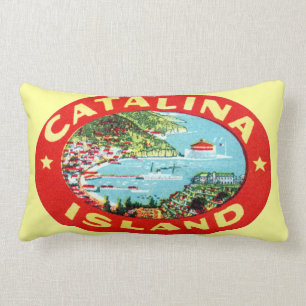 Vintage Catalina-Insel Kalifornien Lendenkissen