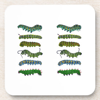 Vintage Caterpillar Illustration Mug  Getränkeuntersetzer