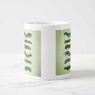 Vintage Caterpillar-Illustration Tasse