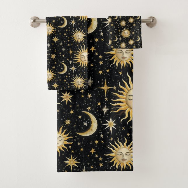 Vintage Celestial  Badhandtuch Set (Insitu)