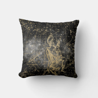 Vintage Celestial Star Map Background Kissen
