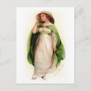 Vintage Celtic Woman Postkarte