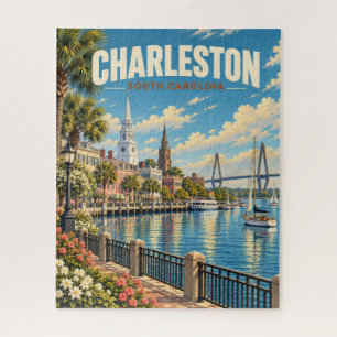 Vintage Charleston Waterfront South Carolina