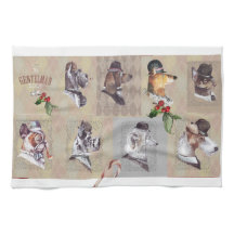 🐾 Vintage Charm of “The Gentleman Dogs”! 🐾