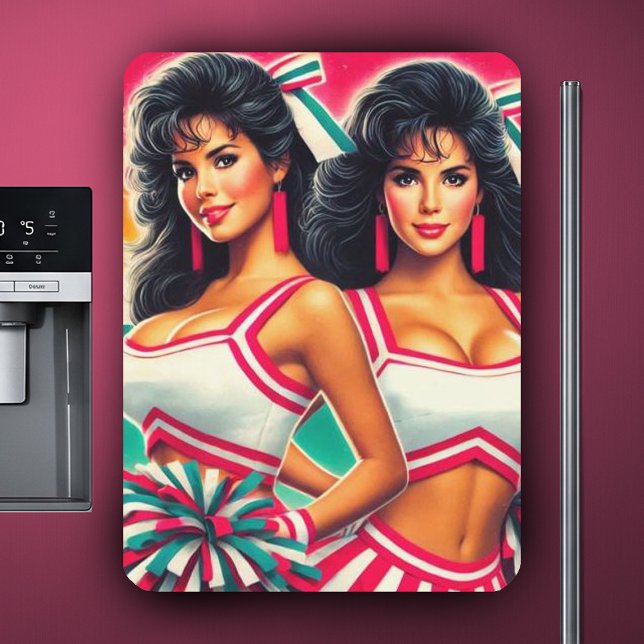 Vintage Cheerleader Magnet (Von Creator hochgeladen)
