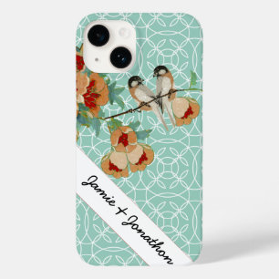 Vintage Cherry Blossom Love Bird Pfirsichminze title_seo2