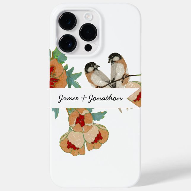Vintage Cherry Blossom Love Bird Pfirsichminze title_seo2 (Rückseite)