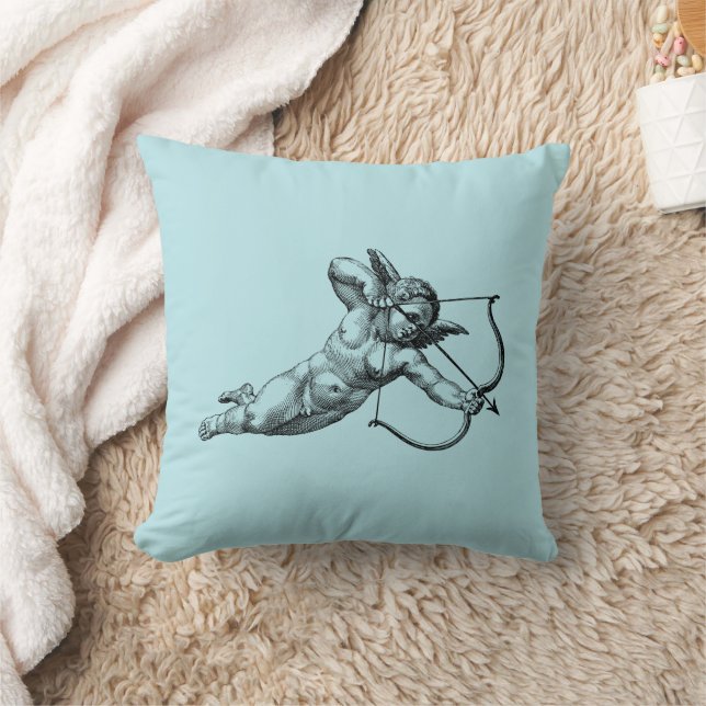 Vintage Cherub Cupid-Liebe Kissen (Decke)