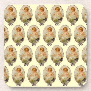 Vintage Cherubs Getränkeuntersetzer