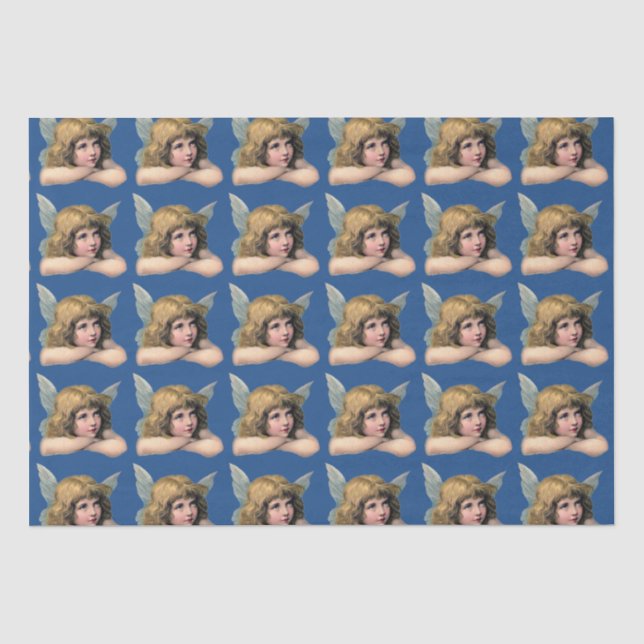 Vintage Cherubs Seidenpapier (Vorderseite)