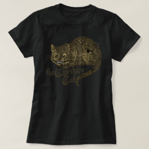 Vintage Cheshire-Katzen-Illustration T-Shirt