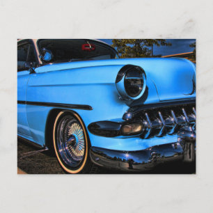 vintage Chevy Lowrider Kustom Postkarte