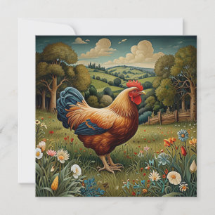 Vintage-chic-Boho-Hühnerweide-Landschaft