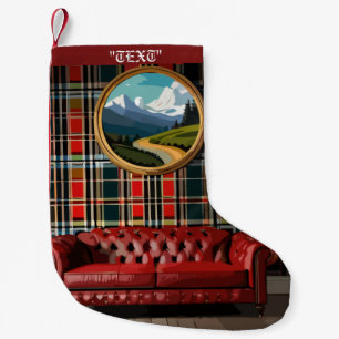 Vintage Chic Kleiner Weihnachtsstrumpf