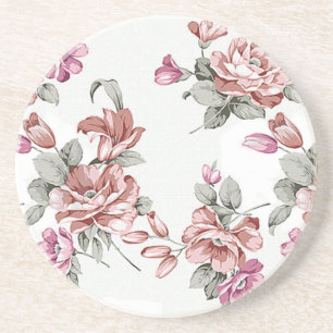 Vintage Chic Shabby Mädchenhafte Blumen Untersetzer