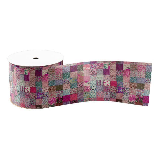 Vintage Chic-Steppdecke Ripsband (Spule)