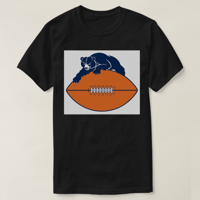 Vintage Chicago Bears Sticker T-Shirt (Design vorne)