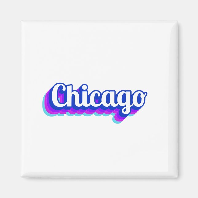 Vintage Chicago Magnet (Vorne)