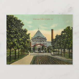 Vintage Chicago Park Postkarte