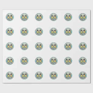 Vintage Chick Or Treat Halloween Küken Design_1 Geschenkpapier